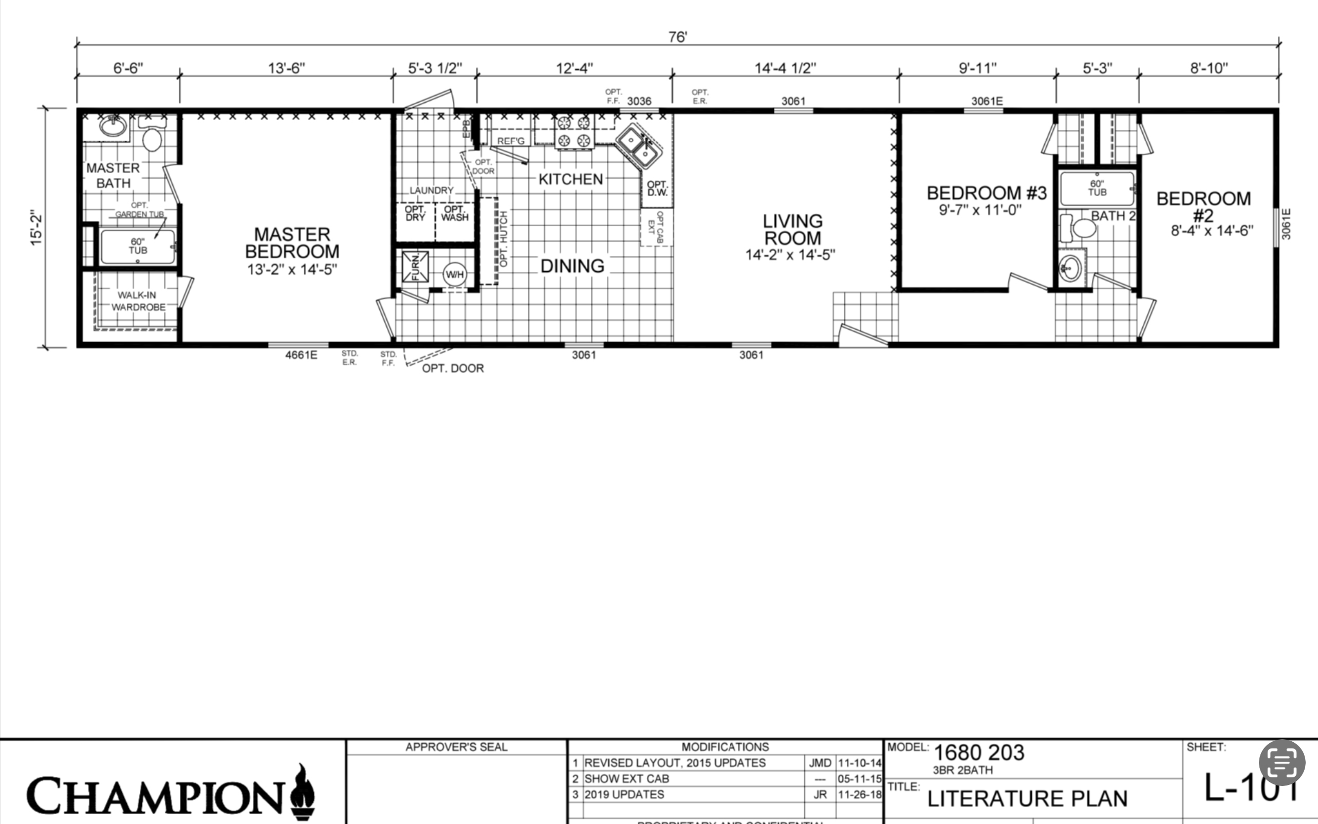 840 N SPRUCE Lot #101, Rapid City, SD, 57701, floor plan
