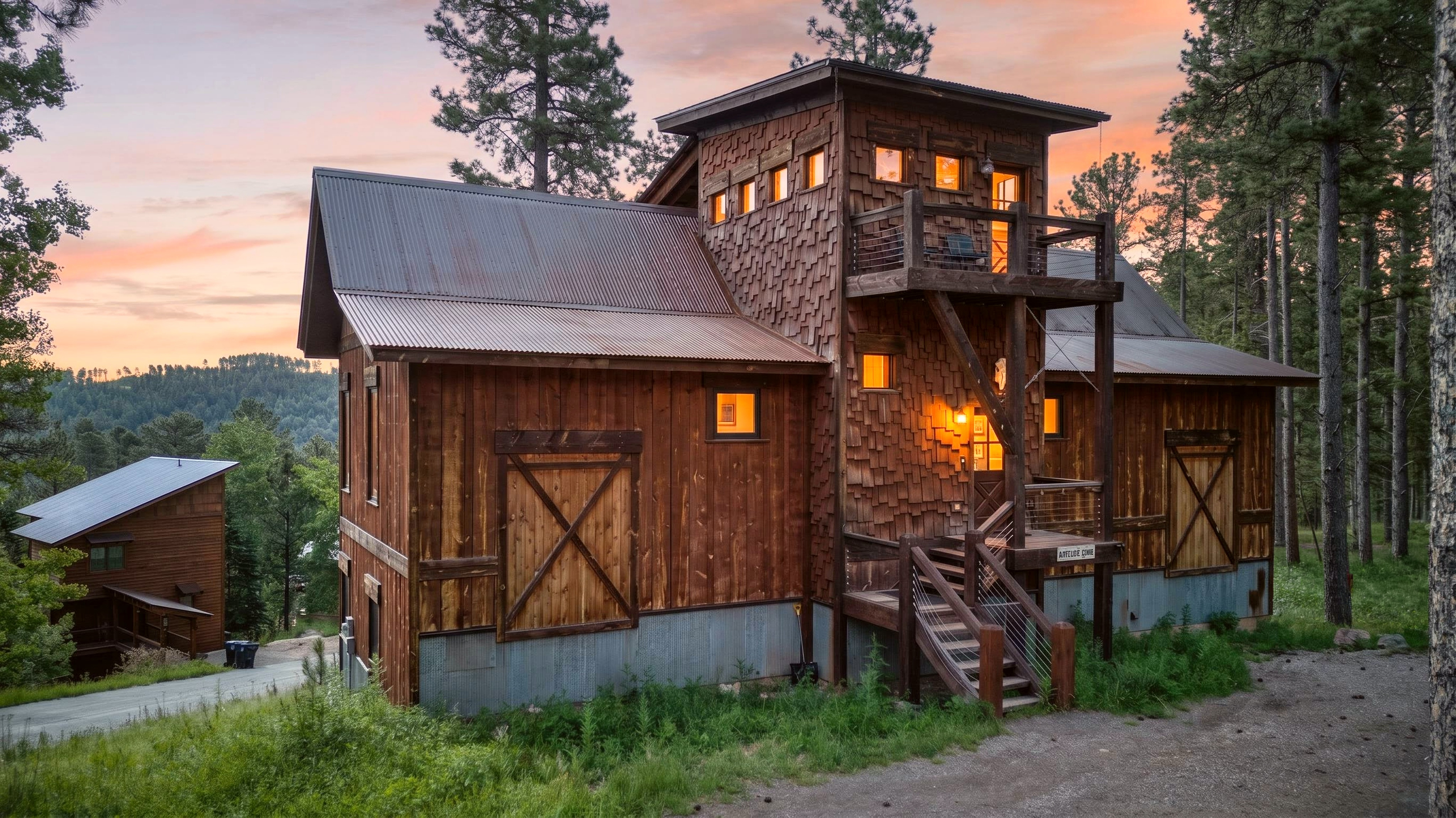 A mountain home on acreage near Lead in the Black Hills of South Dakota